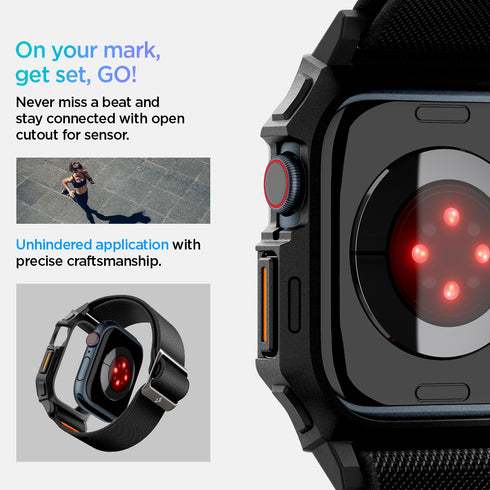 Spigen Apple Watch 11/10 (46mm) 保護殼+錶帶 - Lite Fit Pro